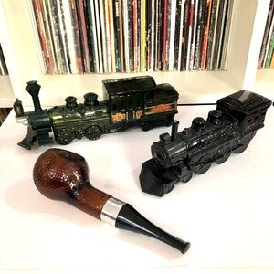 Vintage Avon Train bottles